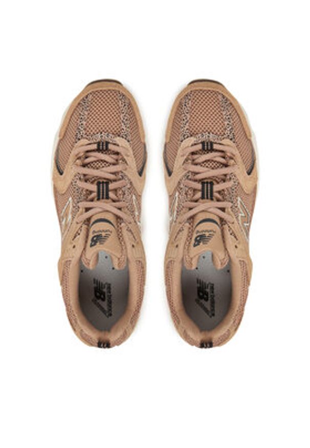 New Balance Sneakersy U530CRA Brązowy. Kolor: brązowy. Materiał: zamsz, skóra