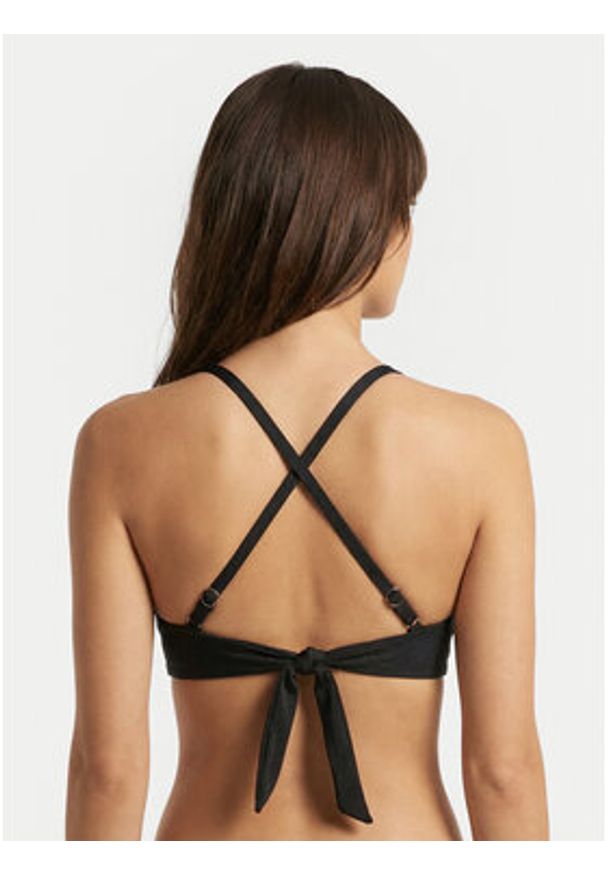 Seafolly Góra od bikini Palermo 31554MF217 Czarny. Kolor: czarny. Materiał: syntetyk