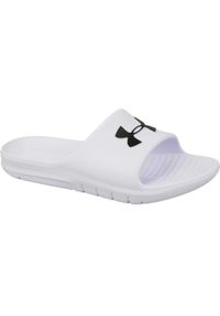 Klapki na basen Lifestyle Męskie Under Armour Core PTH SL. Kolor: biały. Materiał: materiał, syntetyk. Sport: pływanie