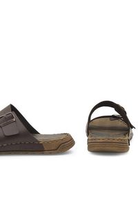 Rieker Klapki 21997-25 Brązowy. Kolor: brązowy. Materiał: skóra #7