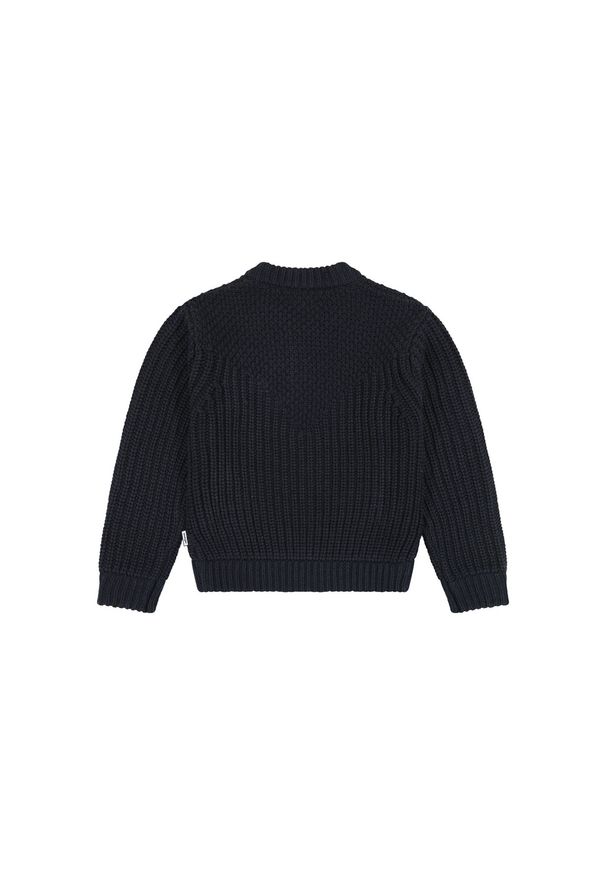 Wrangler - DAMSKI SWETER WRANGLER WESTERN CARDIGAN DARK NAVY 112370796