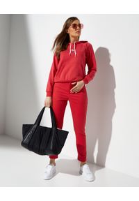 Ralph Lauren - RALPH LAUREN - Czerwone spodnie chino Slim. Kolor: czerwony. Materiał: bawełna. Styl: klasyczny