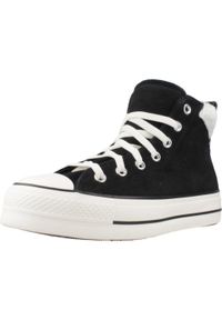 Tenisówki Converse Model Chuck Taylor All Star Puff Lift Hi Kolor Czarny. Kolor: czarny. Materiał: tkanina, skóra