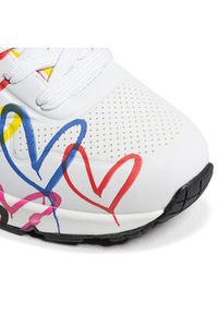 skechers - Skechers Sneakersy Uno Spread The Love 55507/WMLT Biały. Kolor: biały. Materiał: skóra #2