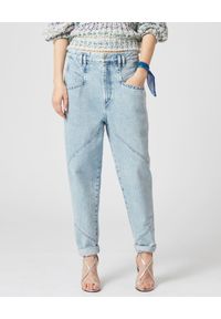 ISABEL MARANT - Jeansowe spodnie Nadeloisa. Stan: podwyższony. Kolor: niebieski. Materiał: jeans. Długość: długie