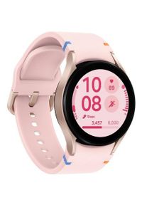 SAMSUNG - Samsung Galaxy Watch FE 40mm różowo-złoty (R861). Kolor: wielokolorowy, różowy, złoty #2