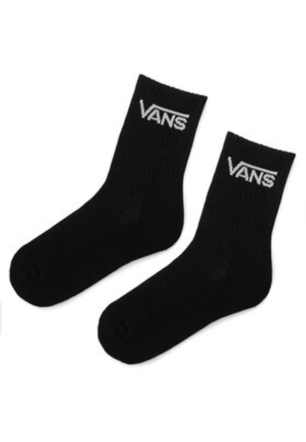 Vans Zestaw 3 par wysokich skarpet damskich By Classic Crew VXNQBLK Czarny. Kolor: czarny. Materiał: materiał