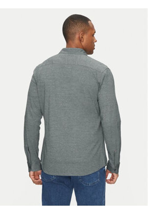 BOSS Koszula Mysoft 50519748 Szary Slim Fit. Kolor: szary. Materiał: bawełna