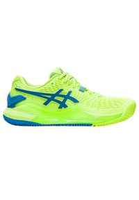 Kobieta tenis buty Asics Gel Resolution 9 Zielone. Kolor: zielony. Sport: tenis