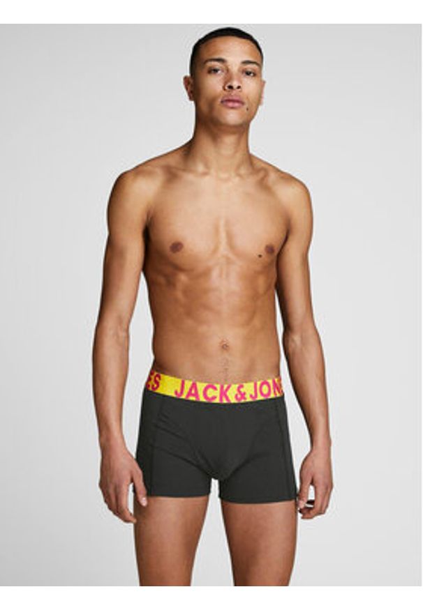 Jack & Jones Komplet bokserek Crazy Solid 12151349 Kolorowy. Materiał: bawełna. Wzór: kolorowy