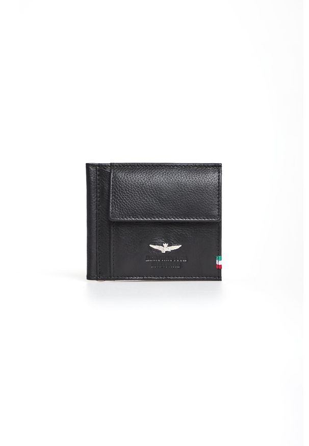 Aeronautica Militare - Portfel męski skórzany AERONAUTICA MILITARE. Materiał: skóra