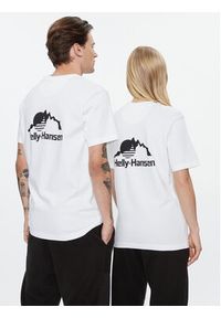 Helly Hansen T-Shirt Yu Patch 53391 Biały Regular Fit. Kolor: biały. Materiał: bawełna #3