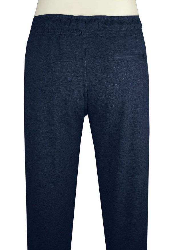 Lekkie, Męskie Spodnie Dresowe - Pako Jeans - Granatowe. Kolor: niebieski. Materiał: bawełna, poliester. Styl: sportowy