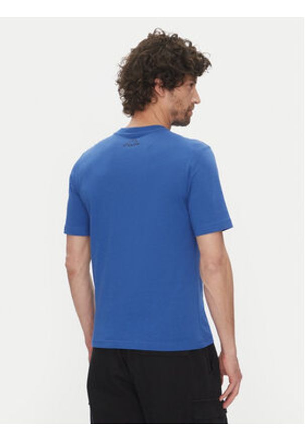 Kappa T-Shirt 351U8JW 741 Niebieski Regular Fit. Kolor: niebieski. Materiał: bawełna