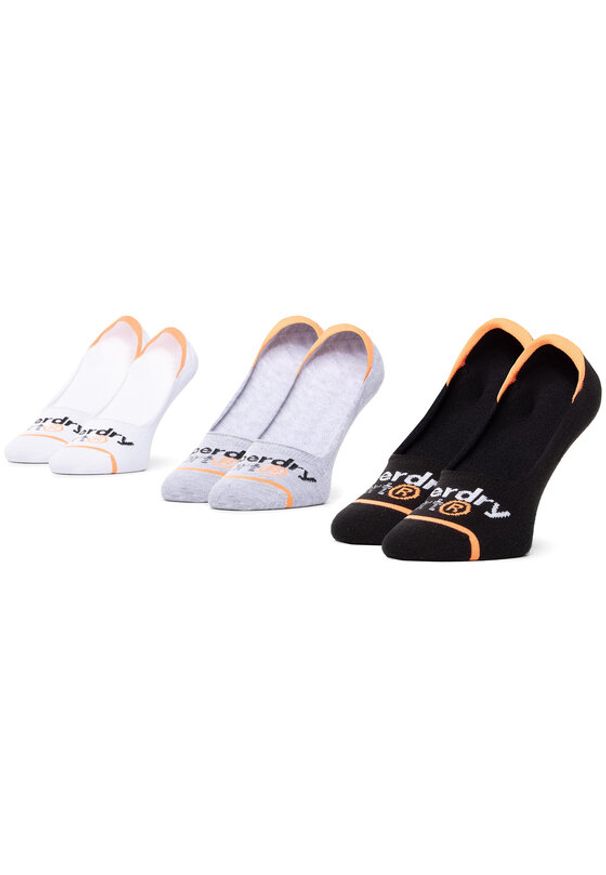 Superdry Zestaw 3 par stopek damskich MS400011A Kolorowy. Materiał: materiał. Wzór: kolorowy