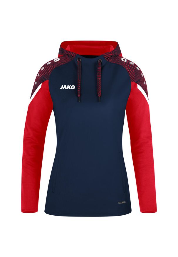 Bluza dresowa z kapturem Jako Performance. Typ kołnierza: kaptur. Kolor: wielokolorowy, niebieski, czerwony. Materiał: dresówka