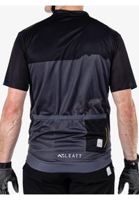 Koszulka rowerowa LEATT Jersey MTB Trail 3.0. Kolor: czarny. Materiał: jersey. Sport: kolarstwo