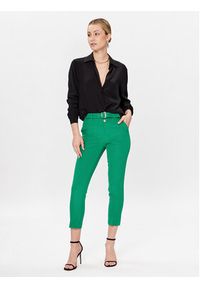 Liu Jo Spodnie materiałowe WA3188 T7896 Zielony Slim Fit. Kolor: zielony. Materiał: syntetyk