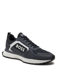 BOSS - Boss Sneakersy Jonah Runn Merb 50517300 Granatowy. Kolor: niebieski. Materiał: materiał #3