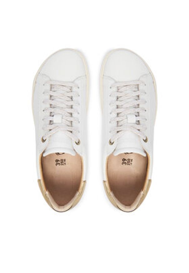 Birkenstock Sneakersy Bend Low 1030162 Biały. Kolor: biały. Materiał: skóra