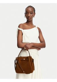 Tory Burch Torebka Romy 174221 Brązowy. Kolor: brązowy. Materiał: skórzane, zamszowe #1