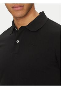 Geox Polo M5511B T3240 F9000 Czarny Regular Fit. Typ kołnierza: polo. Kolor: czarny. Materiał: bawełna #5