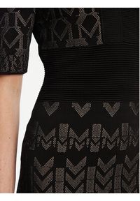Marciano Guess Sukienka dzianinowa 5YGK20 5877Z Czarny Slim Fit. Kolor: czarny. Materiał: wiskoza #3