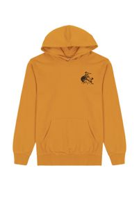 Wrangler - WRANGLER LOGO HOODIE MĘSKA BLUZA Z KAPTUREM NIEROZPINANA KAPTUR GOLDEN W656I4H43. Typ kołnierza: kaptur #5