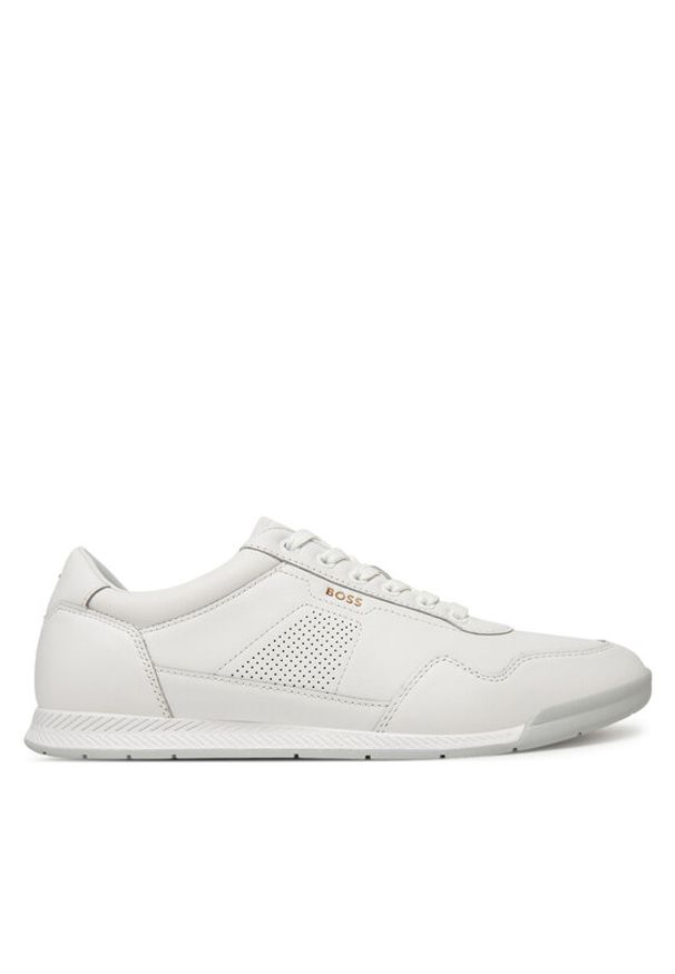 BOSS Sneakersy Titanium Sl 50542099 Biały. Kolor: biały. Materiał: skóra