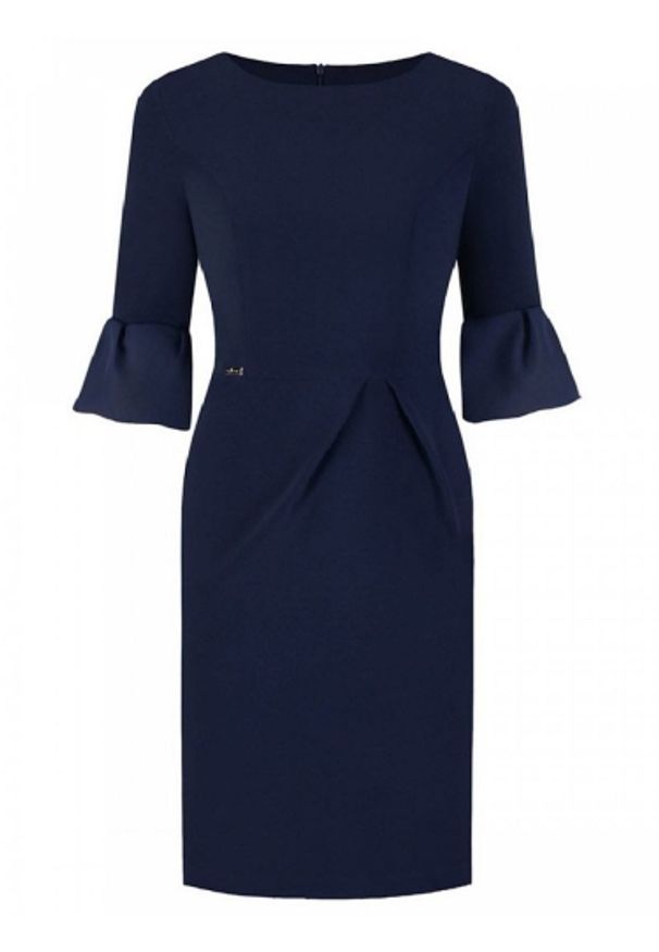Sukienka Model Jasmine Navy - Jersa. Typ sukienki: proste