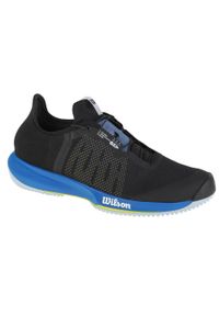 Buty do tenisa męskie, Wilson Kaos Rapide. Zapięcie: sznurówki. Kolor: czarny. Materiał: materiał, tkanina, syntetyk, guma. Szerokość cholewki: normalna. Sport: tenis