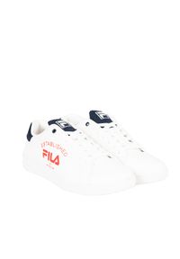 Fila Sneakersy "Crosscourt 2" | FFM0195 | Mężczyzna | Biały. Nosek buta: okrągły. Kolor: biały. Materiał: skóra ekologiczna