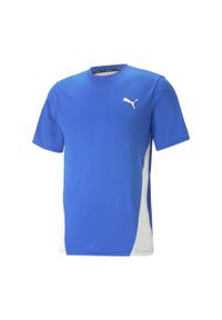 Puma - Koszulka fitness męska PUMA Train All Day. Kolor: niebieski. Sport: fitness