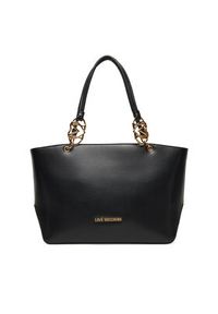 Love Moschino - LOVE MOSCHINO Torebka JC4074PP1NLF0000 Czarny. Kolor: czarny. Materiał: skórzane #6
