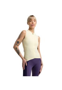 SIROKO - Damska koszulka kolarska gravel bez rękawów Kolarstwo Siroko GM4 Strata Light. Kolor: żółty. Materiał: materiał. Długość rękawa: bez rękawów. Sport: kolarstwo #1