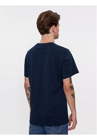 Tommy Jeans T-Shirt Essential Flag DM0DM18263 Granatowy Slim Fit. Kolor: niebieski. Materiał: bawełna #2