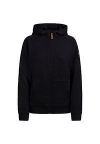 TRESPASS - Damska Bluza Z Kapturem Lillie Full Zip. Typ kołnierza: kaptur. Kolor: niebieski. Styl: sportowy. Sport: turystyka piesza