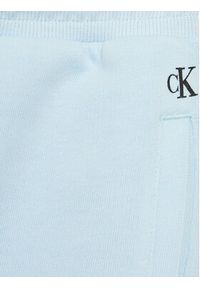 Calvin Klein Jeans Szorty sportowe Stack Logo IB0IB01290 Niebieski Regular Fit. Kolor: niebieski. Materiał: bawełna. Styl: sportowy