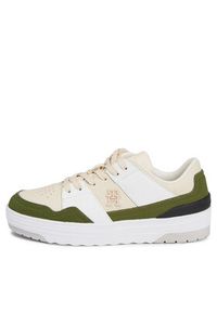 TOMMY HILFIGER - Tommy Hilfiger Sneakersy Th Lo Basket Sneaker FW0FW07309 Beżowy. Kolor: beżowy #2
