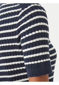 TOMMY HILFIGER - Tommy Hilfiger Sweter WW0WW49613 Granatowy Slim Fit. Kolor: niebieski. Materiał: bawełna #3