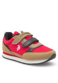 U.S. Polo Assn. Sneakersy NOBIK012A Czerwony. Kolor: czerwony. Materiał: materiał #3