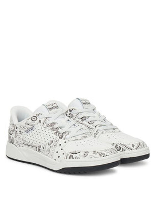 skechers - Skechers Sneakersy Koopa-Volley Dogg 251065/WBK Biały. Kolor: biały. Materiał: skóra