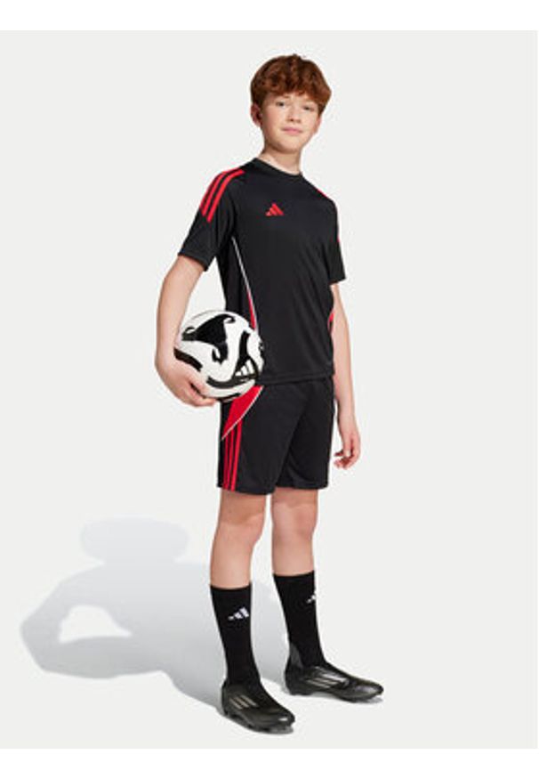 Adidas - adidas Szorty sportowe Tiro 24 Training JN4567 Czarny Regular Fit. Kolor: czarny. Materiał: syntetyk. Styl: sportowy