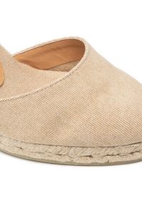 Castañer Espadryle Carina/8/002 021642-2017 Beżowy. Kolor: beżowy. Materiał: materiał #8
