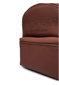 Love Moschino - LOVE MOSCHINO Plecak JC4049PP1PLE0200 Brązowy. Kolor: brązowy. Materiał: skóra #3