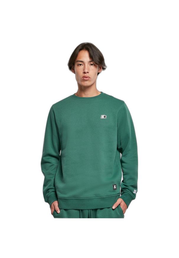 Bluza okrągły dekolt Starter Essential. Kolor: zielony