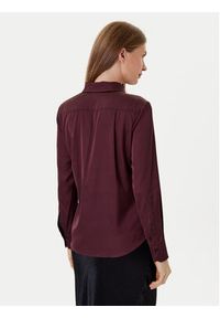 Marella Koszula Naples 2525116051 Bordowy Regular Fit. Kolor: czerwony. Materiał: syntetyk #3