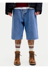 Jack & Jones Szorty jeansowe Iron 12278463 Niebieski Baggy Fit. Kolor: niebieski. Materiał: bawełna #1