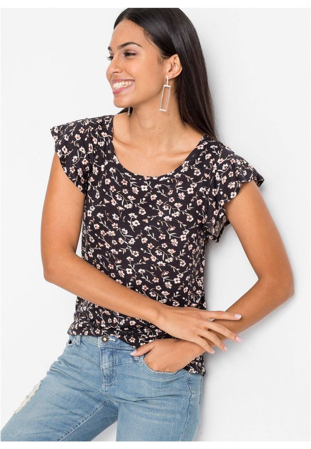 bonprix - Shirt. Kolor: czarny