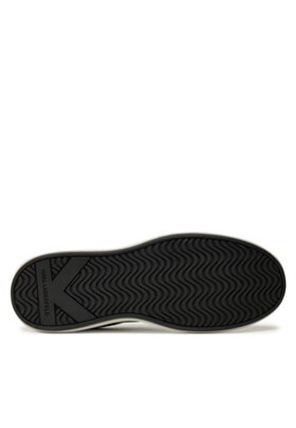 Karl Lagerfeld - KARL LAGERFELD Sneakersy KL54020 Czarny. Kolor: czarny. Materiał: skóra